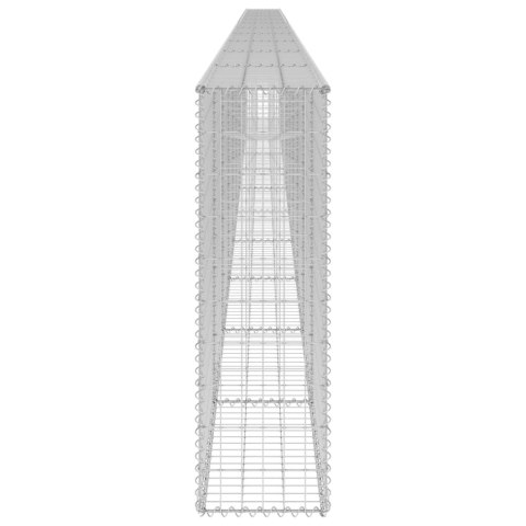 MUR GABIONOWY Z POKRYWAMI GALWANIZOWANA STAL 900X30X100CM