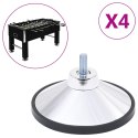 NÓŻKI DO STOŁU DO PIŁKARZYKÓW 4 SZT CHROM