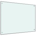 PANEL OCHRONNY DO KUCHNI BIAŁY 80X60CM SZKŁO HARTOWANE