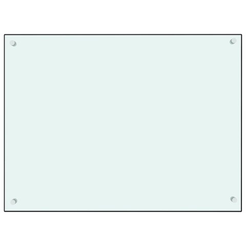 PANEL OCHRONNY DO KUCHNI BIAŁY 80X60CM SZKŁO HARTOWANE