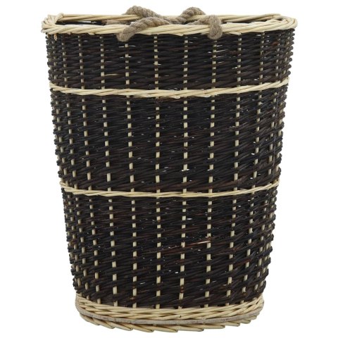 PLECAK NA DREWNO OPAŁOWE 50X44X58CM NATURALNA WIKLINA