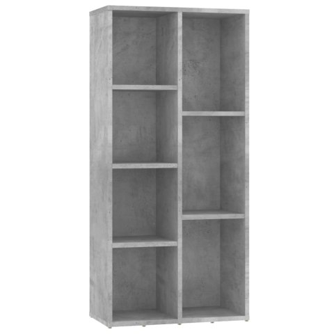 REGAŁ NA KSIĄŻKI BETONOWA SZAROŚĆ 50X25X106CM