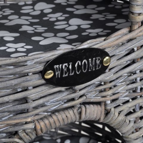 2-POZIOMOWE LEGOWISKO I DRAPAK DLA KOTA Z PODUSZKĄ WIKLINOWE