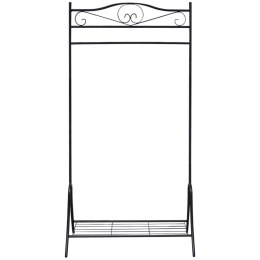 WIESZAK NA UBRANIA ZE STALI CZARNY