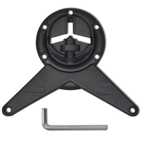 4 NOGI DO STOŁU Z REGULACJĄ WYSOKOŚCI CZARNE 710MM