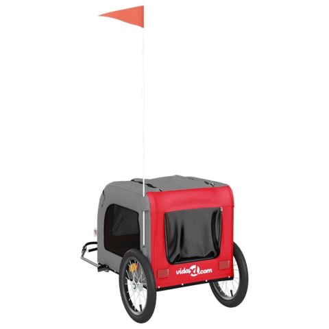 PRZYCZEPKA ROWEROWA DLA ZWIERZĄT PSA KOTA TKANINA OXFORD I ŻELAZO