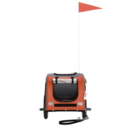 PRZYCZEPKA ROWEROWA DLA ZWIERZĄT PSA KOTA TKANINA OXFORD I ŻELAZO