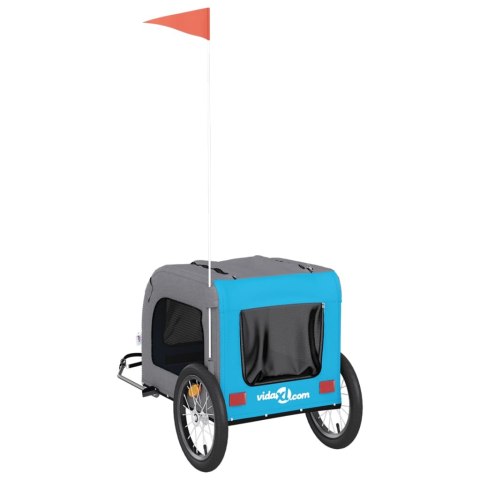 PRZYCZEPKA ROWEROWA DLA ZWIERZĄT PSA KOTA TKANINA OXFORD I ŻELAZO