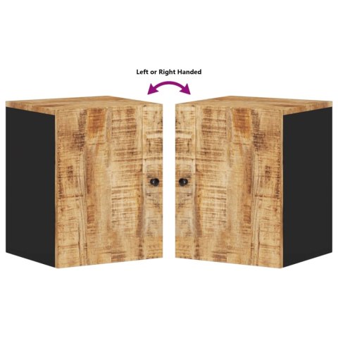 SZAFKA ŚCIENNA DO ŁAZIENKI 38X33X48CM DREWNO MANGO