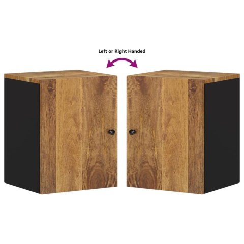 SZAFKA ŚCIENNA DO ŁAZIENKI 38X33X48CM DREWNO MANGO