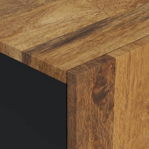 SZAFKA ŚCIENNA DO ŁAZIENKI 38X33X48CM DREWNO MANGO