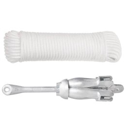 SKŁADANA KOTWICA Z LINĄ 6KG ŻELIWO CIĄGLIWE