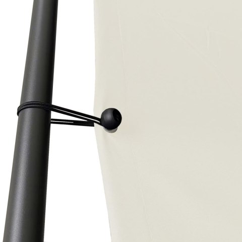 ALTANA OGRODOWA BIAŁA 3X3M 180G/M² TKANINA I STAL