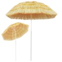 PARASOL PLAŻOWY W STYLU HAWAJSKIM NATURALNY 180CM