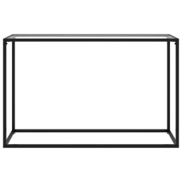 STOLIK KONSOLOWY PRZEZROCZYSTY 120X35X75CM SZKŁO HARTOWANE