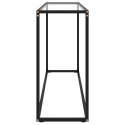 STOLIK KONSOLOWY PRZEZROCZYSTY 120X35X75CM SZKŁO HARTOWANE
