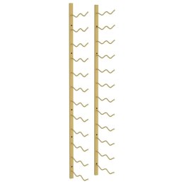 UCHWYT ŚCIENNY NA 24 BUTELKI WINA ZŁOTY ŻELAZNY