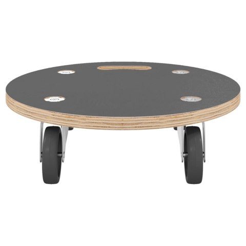 WÓZKI PLATFORMOWE 2 SZT OKRĄGŁE Ø38X11,5CM