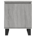 SZAFKI NOCNE 2 SZT SZARY DĄB SONOMA 40X30X50CM