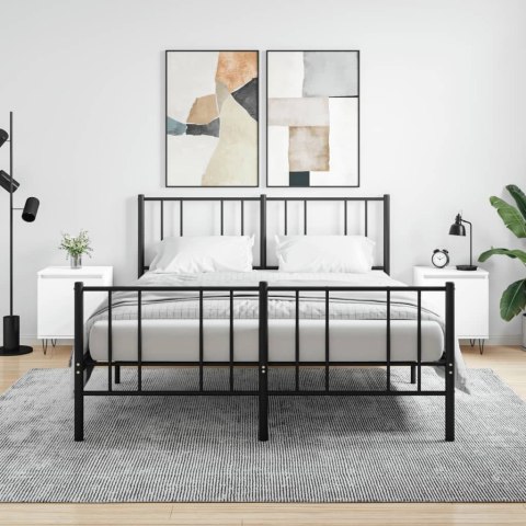 SZAFKI NOCNE 2 SZT BIAŁE 40X30X50CM