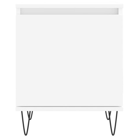 SZAFKI NOCNE 2 SZT BIAŁE 40X30X50CM