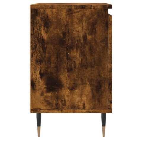 SZAFKI NOCNE 2 SZT PRZYDYMIONY DĄB 40X30X50CM