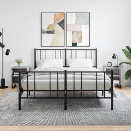 SZAFKI NOCNE 2 SZT SZARY DĄB SONOMA 40X30X50CM