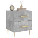SZAFKI NOCNE 2 SZT SZAROŚĆ BETONU 40X35X47,5CM