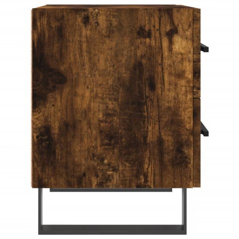 SZAFKI NOCNE 2 SZT PRZYDYMIONY DĄB 40X35X47,5CM