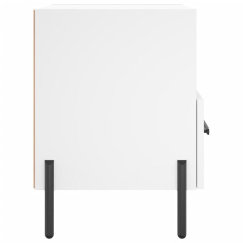 SZAFKI NOCNE 2 SZT BIAŁE 40X35X47,5CM