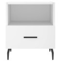 SZAFKI NOCNE 2 SZT BIAŁE 40X35X47,5CM