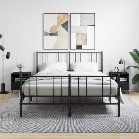 SZAFKI NOCNE 2 SZT CZARNE 40X35X47,5CM