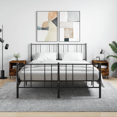 SZAFKI NOCNE 2 SZT. PRZYDYMIONY DĄB 40X35X47,5CM