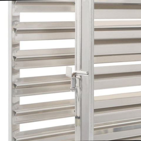 WÓZEK KUCHENNY NA 16 TAC 38X55X163CM STAL NIERDZEWNA