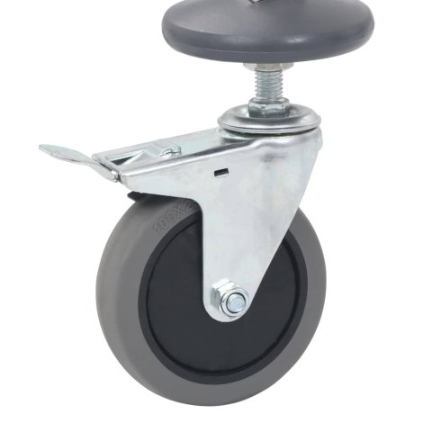 WÓZEK KUCHENNY NA 16 TAC 38X55X163CM STAL NIERDZEWNA