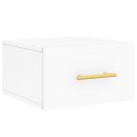 WISZĄCE SZAFKI NOCNE 2 SZT BIAŁE 35X35X20CM