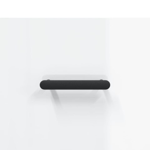 WISZĄCE SZAFKI NOCNE 2 SZT BIAŁE POŁYSK 35X35X20CM