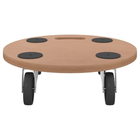 WÓZKI PLATFORMOWE 2 SZT OKRĄGŁE