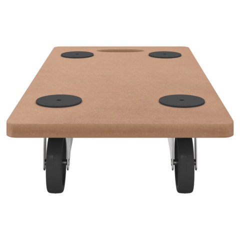 WÓZKI PLATFORMOWE 2 SZT PROSTOKĄTNE