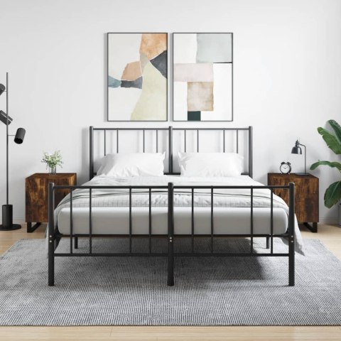 SZAFKI NOCNE 2SZT PRZYDYMIONY DĄB 40X40X50CM