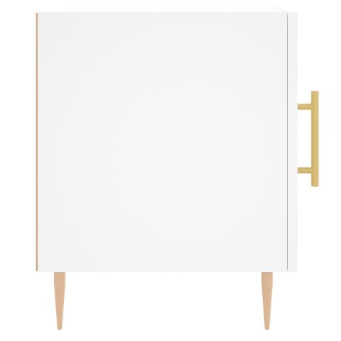 SZAFKI NOCNE 2 SZT BIAŁE 40X40X50CM