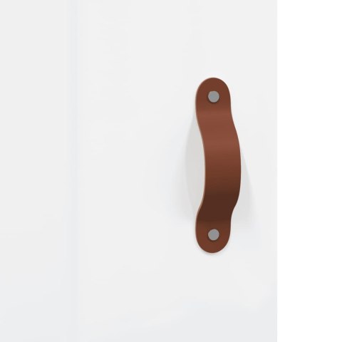 SZAFKI NOCNE 2 SZT BIAŁE POŁYSK 40X40X50CM