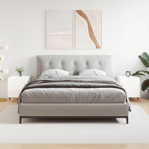 SZAFKI NOCNE 2 SZT BIAŁE POŁYSK 40X40X50CM