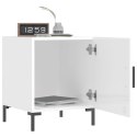SZAFKI NOCNE 2 SZT BIAŁE POŁYSK 40X40X50CM