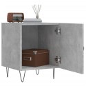 SZAFKI NOCNE 2 SZT SZAROŚĆ BETONU 40X40X50CM