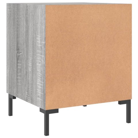 SZAFKI NOCNE 2SZT SZARY DĄB SONOMA 40X40X50CM