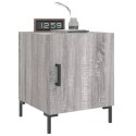 SZAFKI NOCNE 2SZT SZARY DĄB SONOMA 40X40X50CM