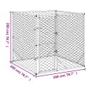 KOJEC ZEWNĘTRZNY DLA PSA 2X2X2M STAL GALWANIZOWANA