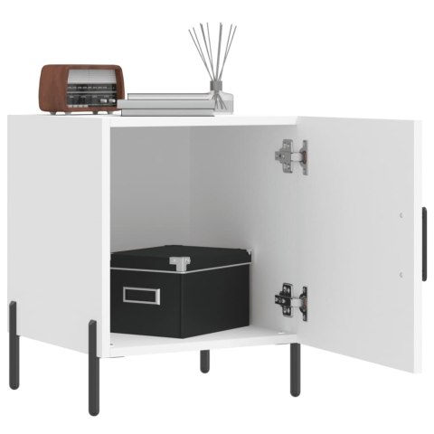 SZAFKI NOCNE 2 SZT BIAŁE 40X40X50CM