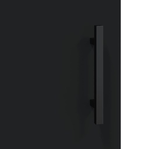 SZAFKI NOCNE 2 SZT CZARNE 40X40X50CM